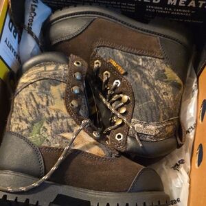 LaCrosse Youth Brawny Hunting Boots - Camo Mossy Oak